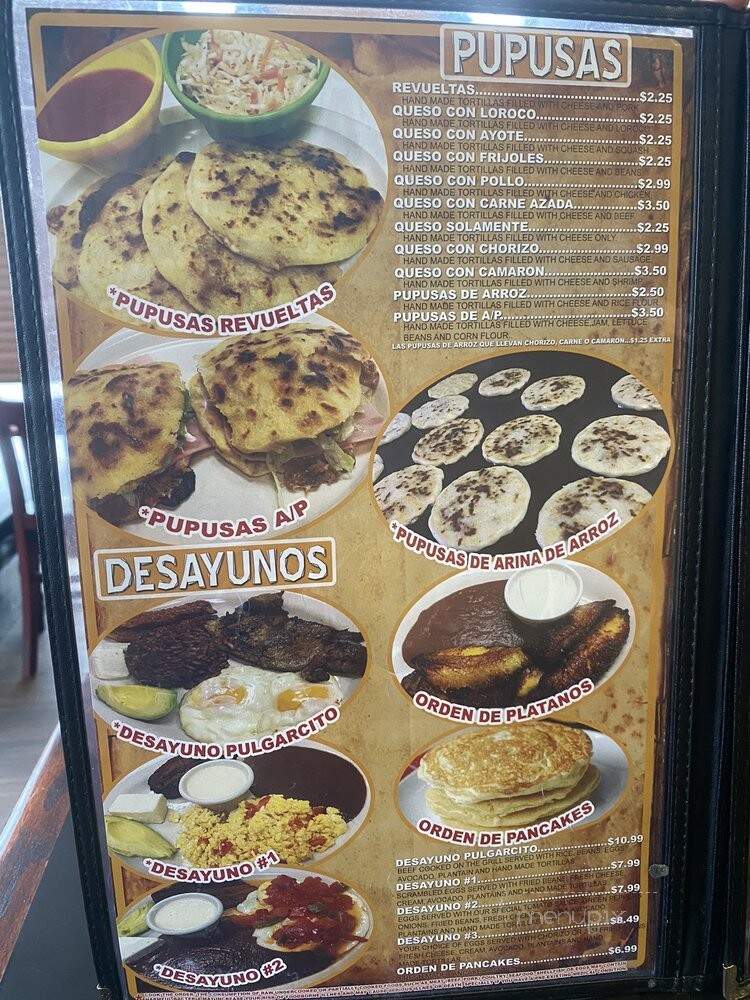 El Pulgarcito - Nashville, TN menu_pic
