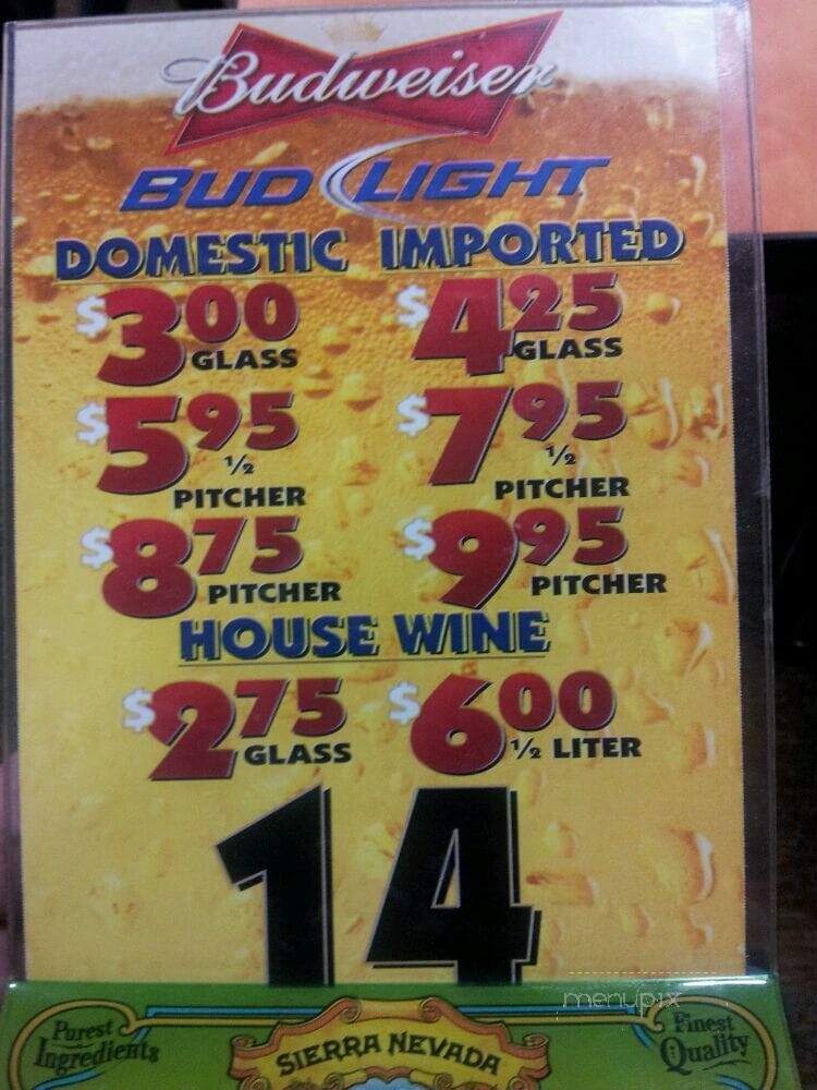 Eddie's Pizza - Stockton, CA menu_pic