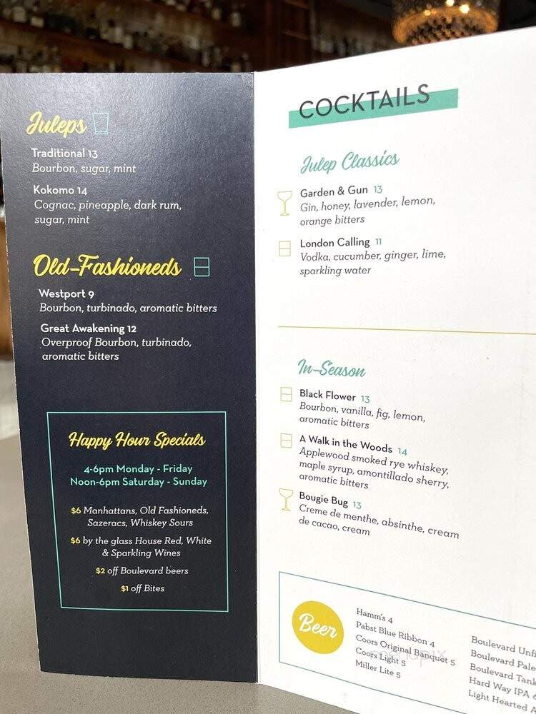 Julep - Kansas City, MO menu_pic