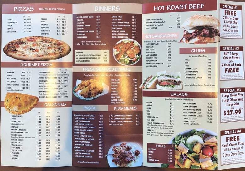 Brother's Roast Beef! - Brookline, MA menu_pic