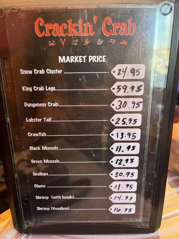 Crackin' Crab - Albuquerque, NM menu_pic