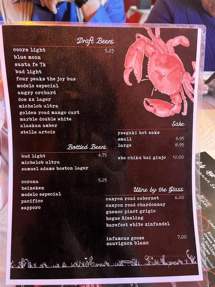 Crackin' Crab - Albuquerque, NM menu_pic