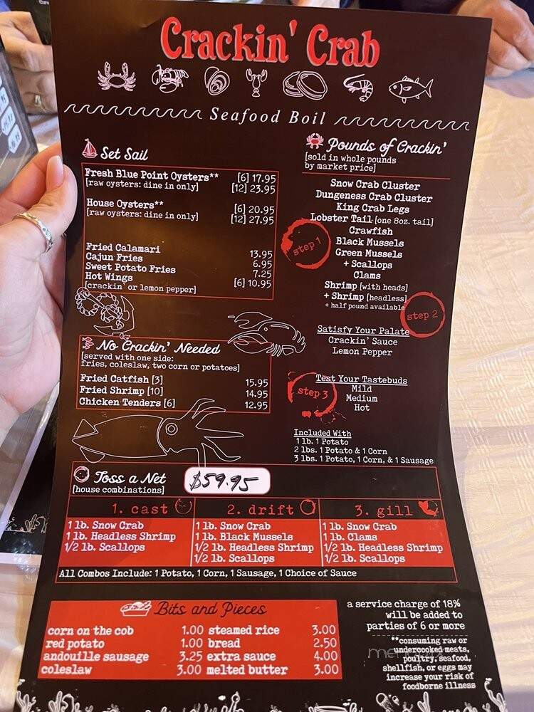 Crackin' Crab - Albuquerque, NM menu_pic
