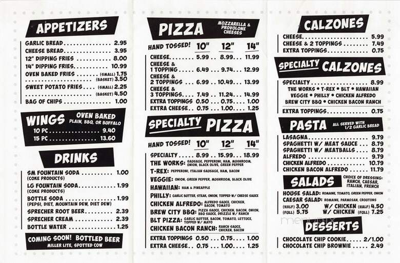 Grinderville Grinders, Pizza and Calzones - Menomonee Falls, WI