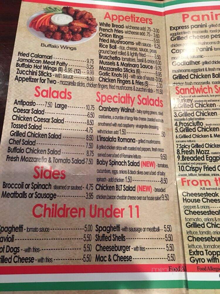Pizza Express - Jacksonville, FL menu_pic