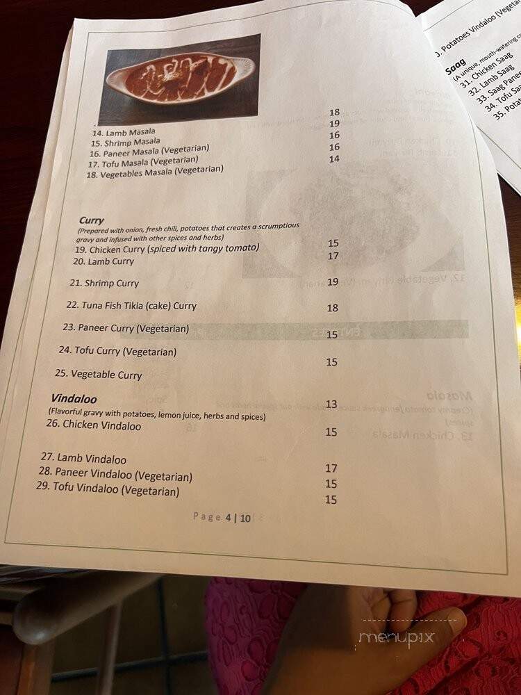 India's Flavor - Sparr Heights - Glendale, CA menu_pic