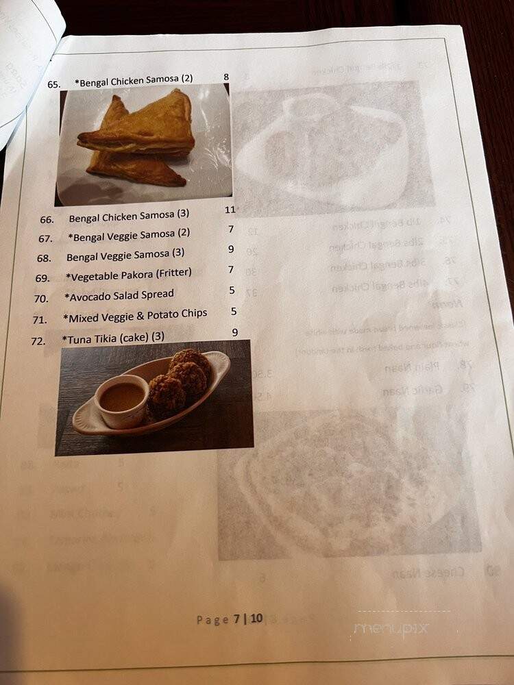 India's Flavor - Sparr Heights - Glendale, CA menu_pic