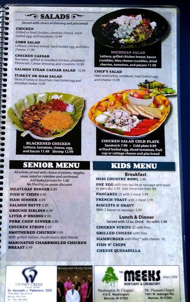 Merks Family Dining - Muncie, IN menu_pic