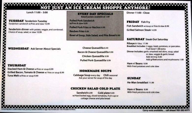 Merks Family Dining - Muncie, IN menu_pic