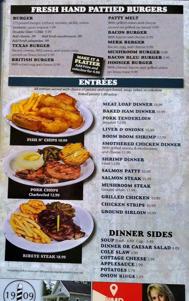 Merks Family Dining - Muncie, IN menu_pic