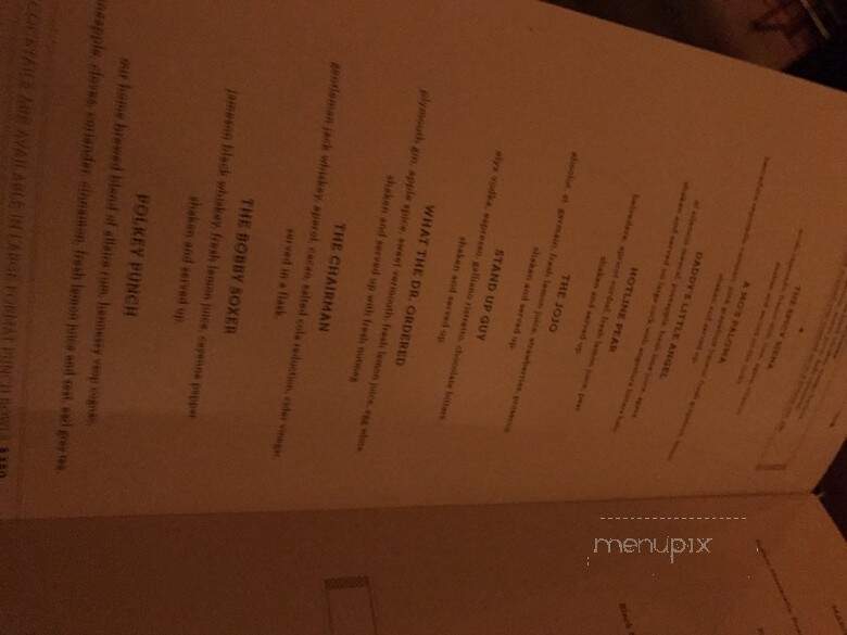 Nice Guy - Los Angeles, CA menu_pic