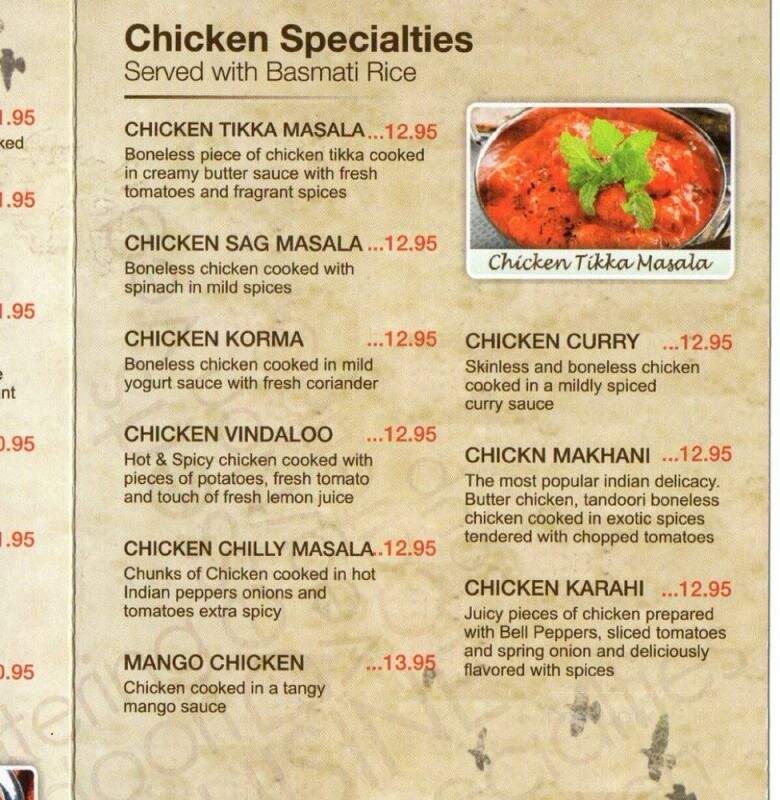 India Oven - Citrus Heights, CA menu_pic