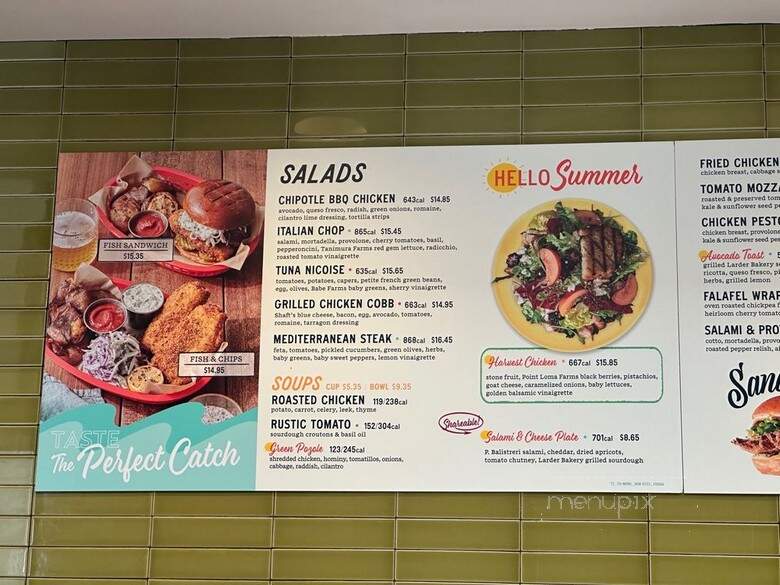 Tender Greens - Burbank, CA menu_pic