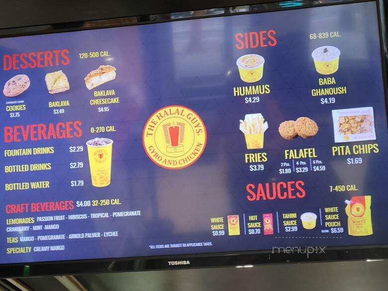 The Halal Guys - New York, NY menu_pic