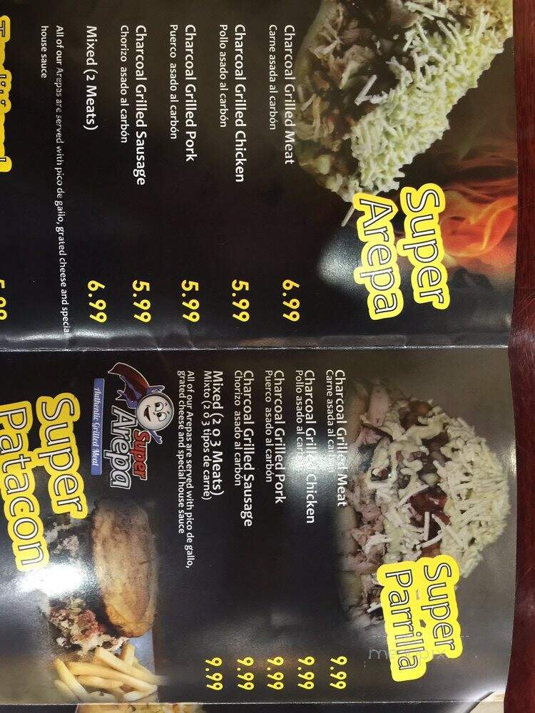 Super Arepa - Pembroke Pines, FL menu_pic