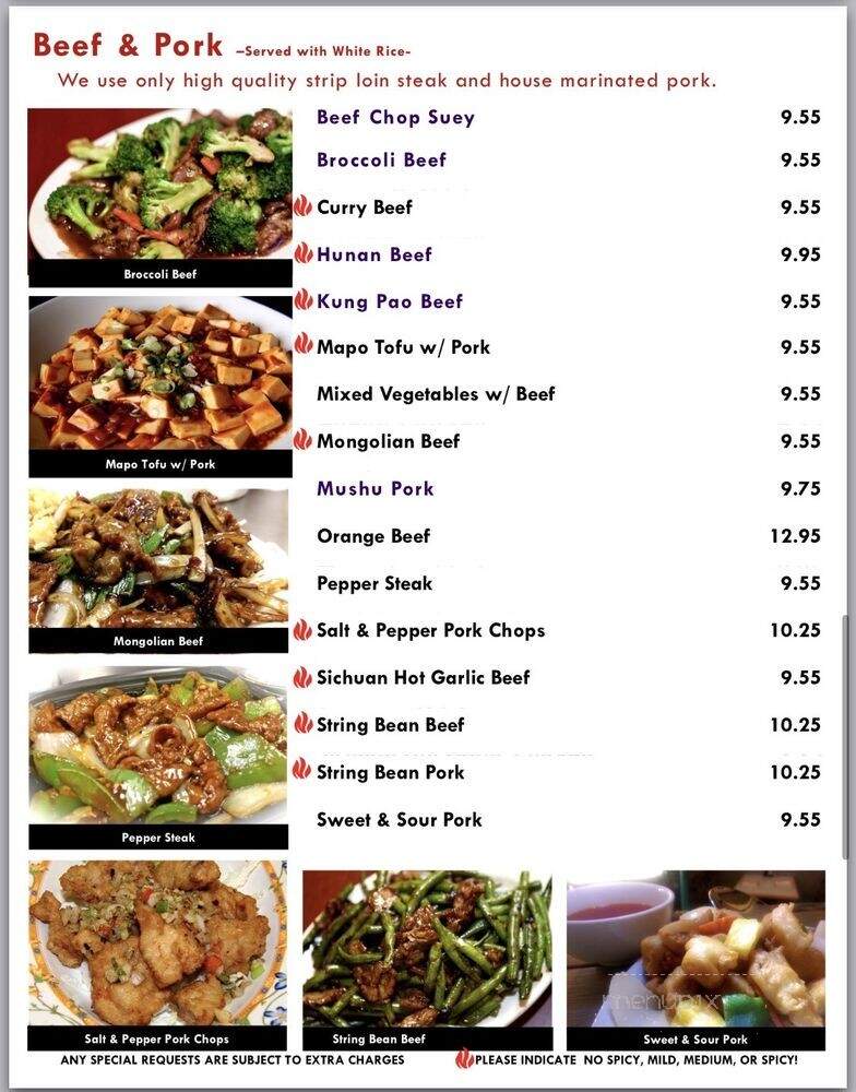 Tasty China - North Las Vegas, NV menu_pic
