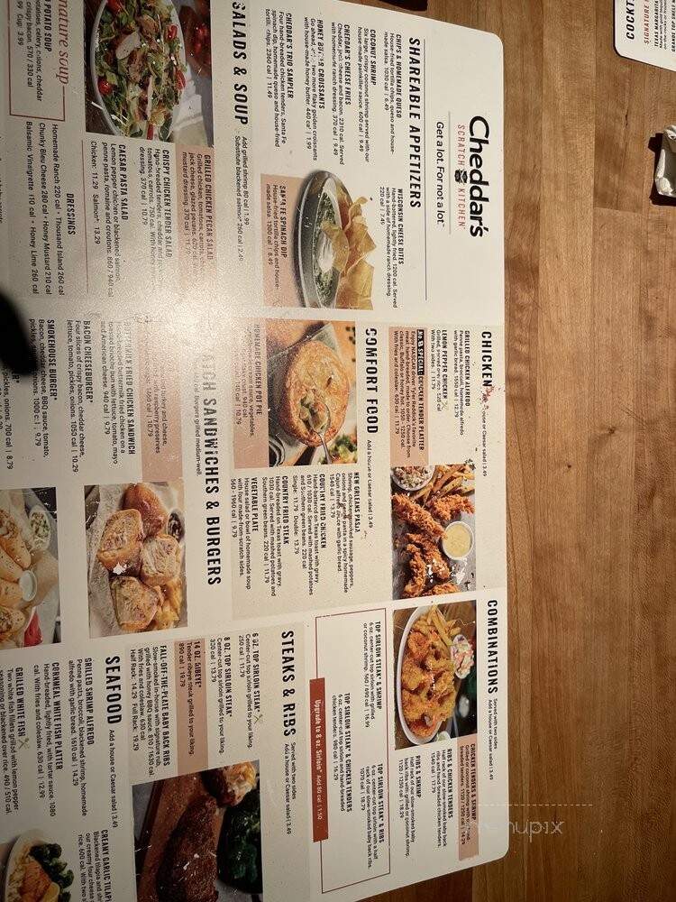 Cheddar's Casual Cafe - Orlando, FL menu_pic