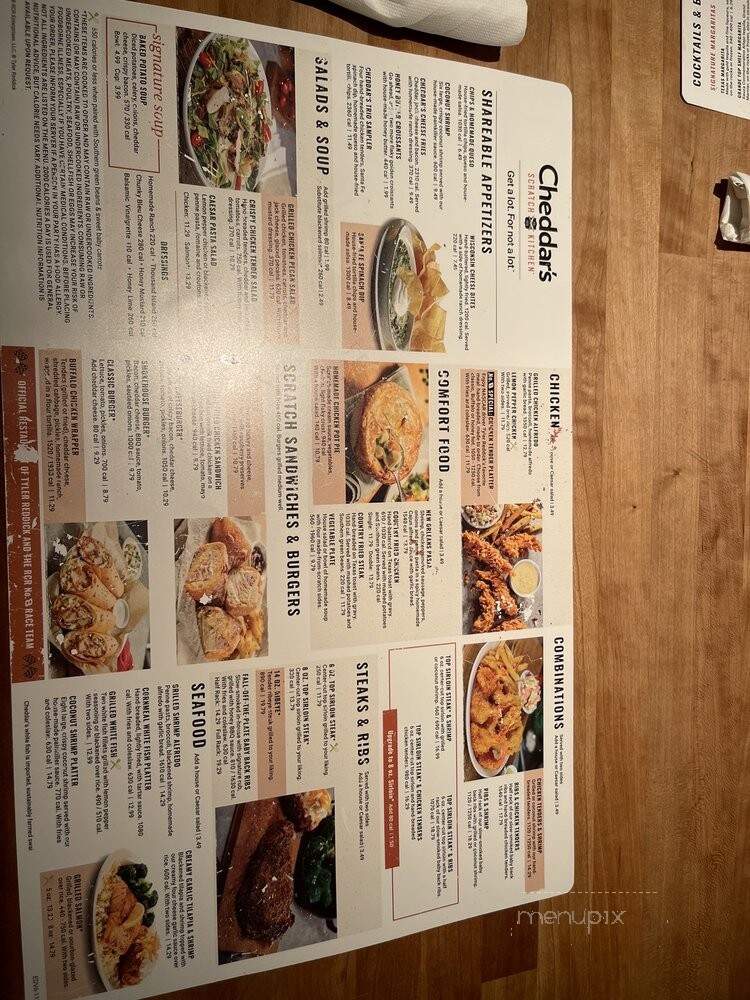 Cheddar's Casual Cafe - Orlando, FL menu_pic