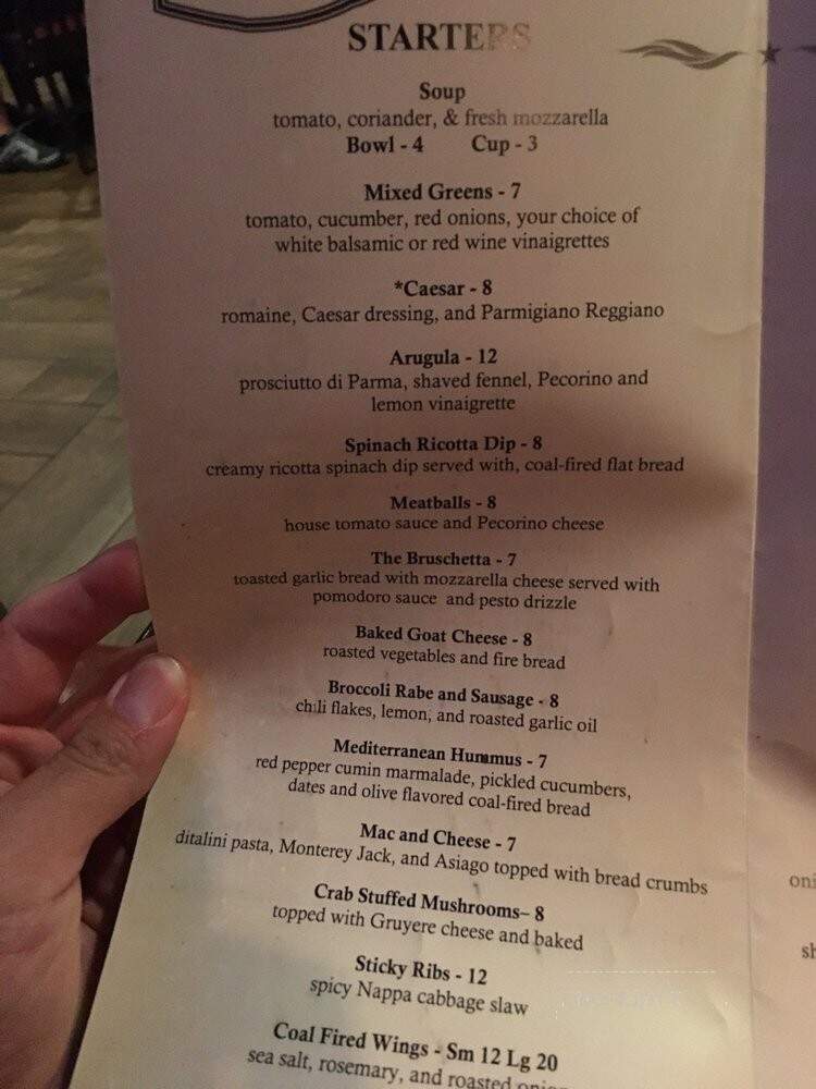 Providence Coal Fired Pizza - North Kingstown, RI menu_pic