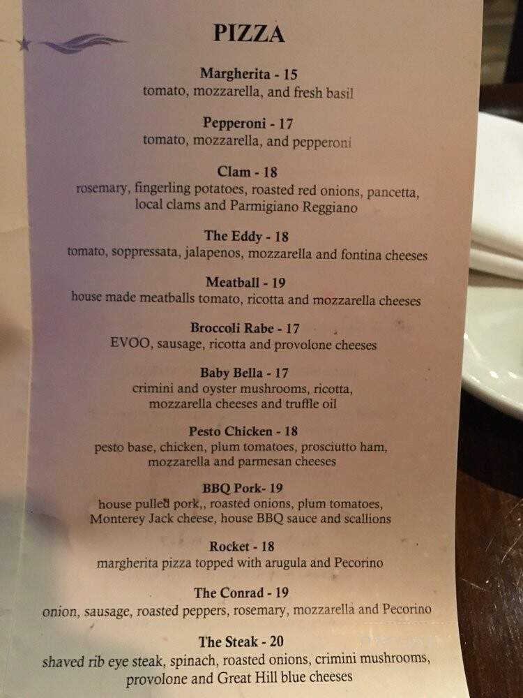 Providence Coal Fired Pizza - North Kingstown, RI menu_pic