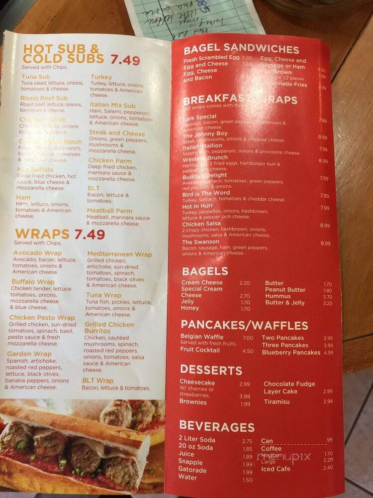 Cafe Lark - Albany, NY menu_pic