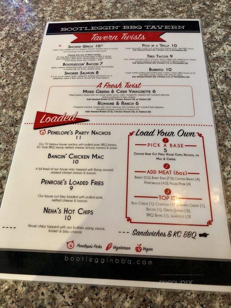Bootleggin BBQ - Saint Louis, MO menu_pic