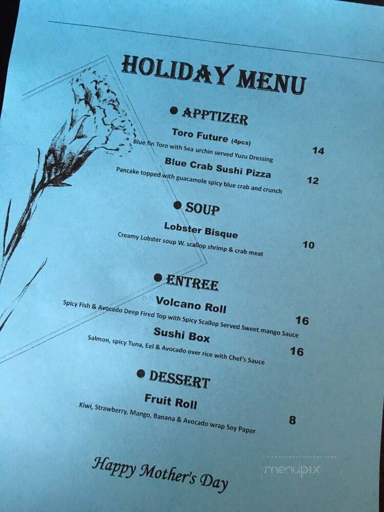 Bluefin Sushi - Denville, NJ menu_pic