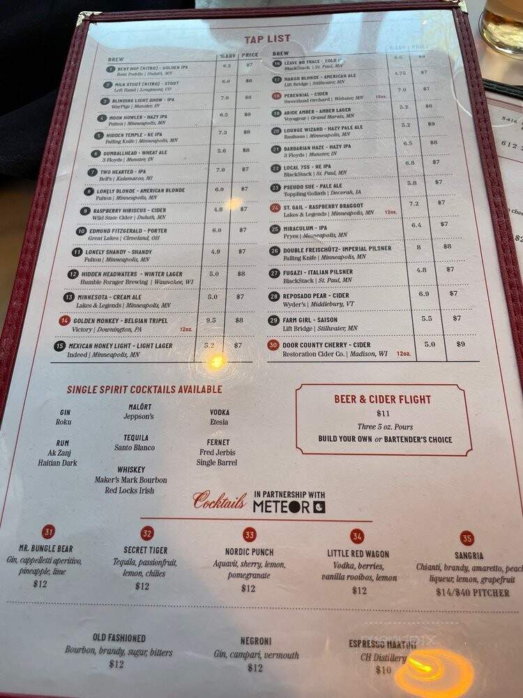 Red Wagon Pizza Company - Minneapolis, MN menu_pic