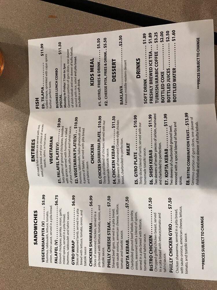 Mediterranean Bistro - Kennesaw, GA