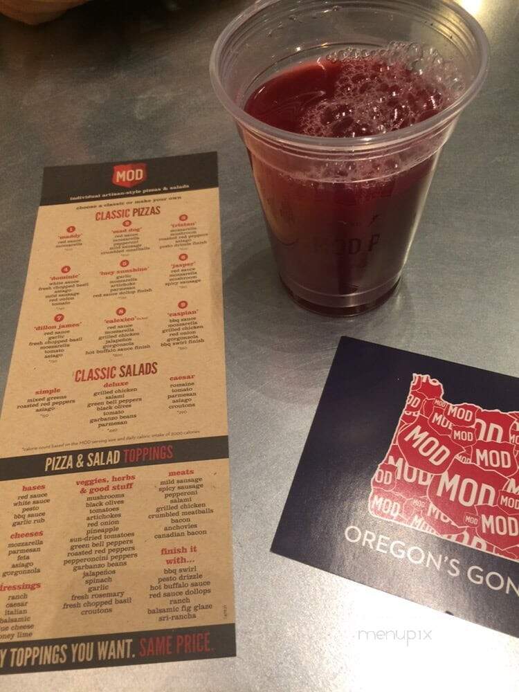 MOD Pizza - Sherwood, OR menu_pic