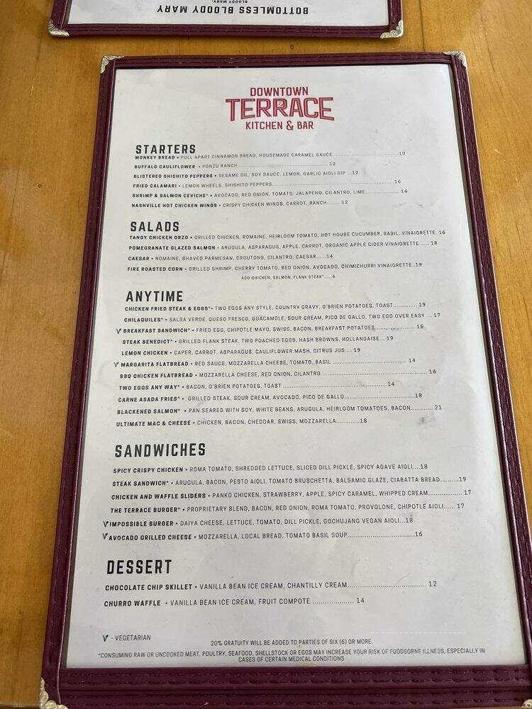 The Perch - Las Vegas, NV menu_pic