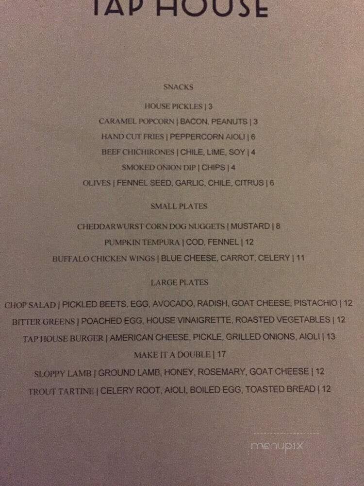 East Liberty Tap House - Salt Lake City, UT menu_pic