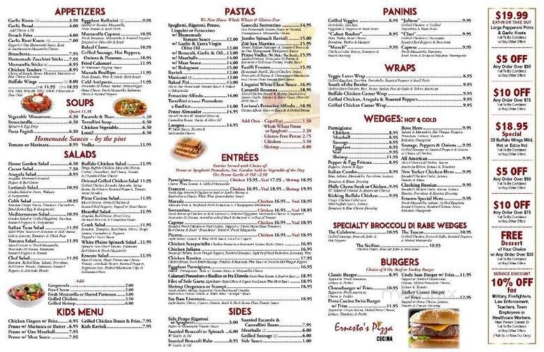 Pizza Cucina - White Plains, NY menu_pic
