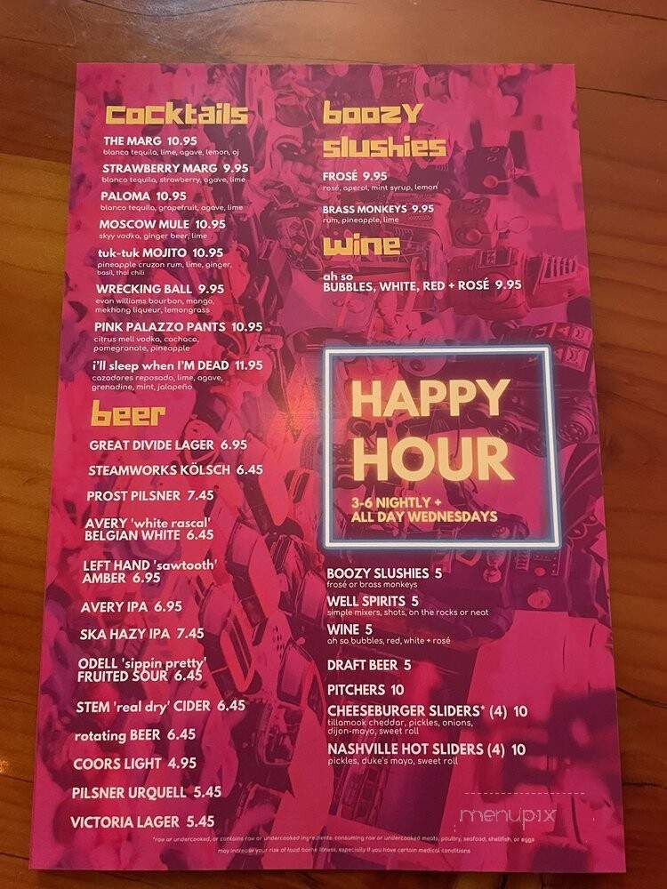 Next Door - Denver, CO menu_pic