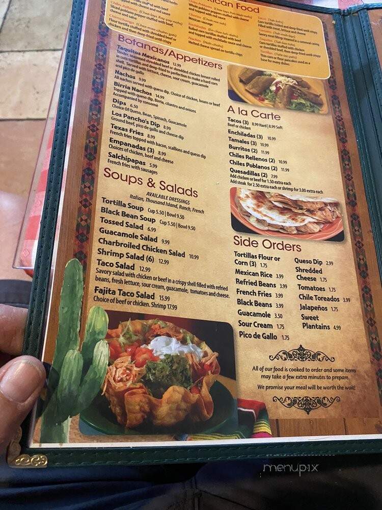 Los Panchos - Delmar, NY menu_pic