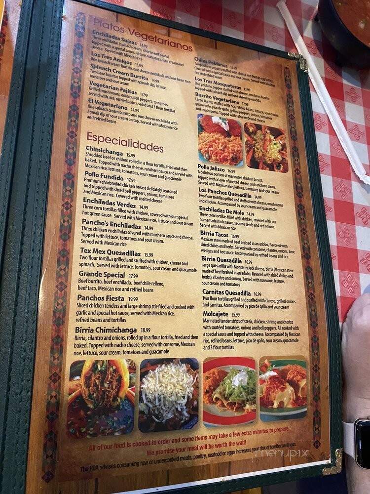 Los Panchos - Delmar, NY menu_pic