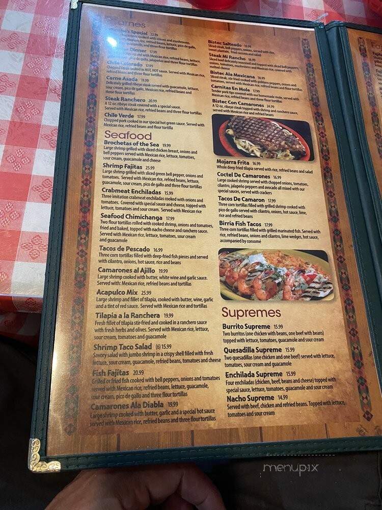 Los Panchos - Delmar, NY menu_pic
