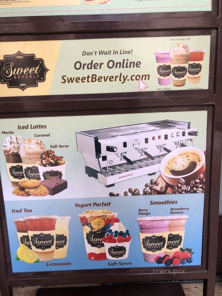 Sweet Beverly - Beverly Hills, CA menu_pic