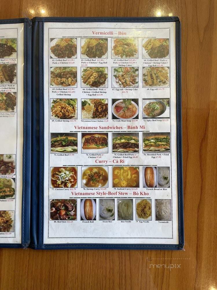 Pho Kobe - Torrance, CA menu_pic