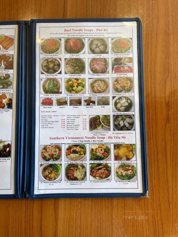 Pho Kobe - Torrance, CA menu_pic