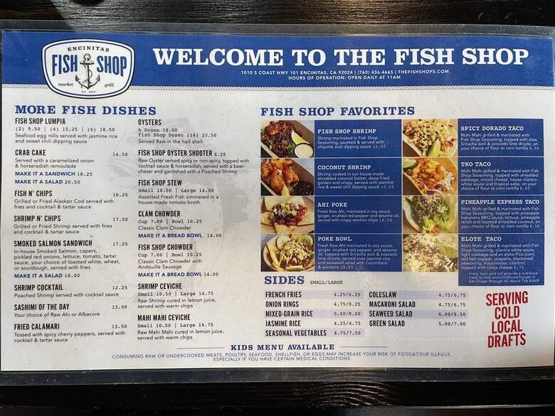 Encinitas Fish Shop - Encinitas, CA