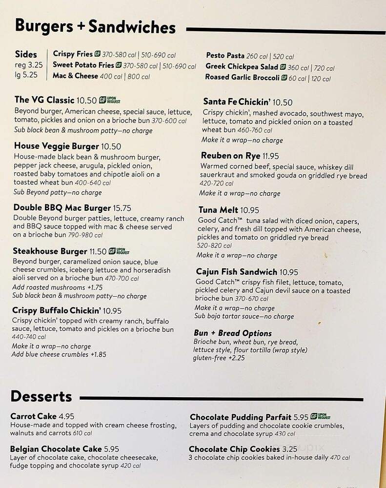Veggie Grill - Irvine, CA menu_pic