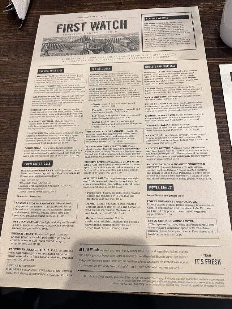 First Watch - Laurel, MD menu_pic