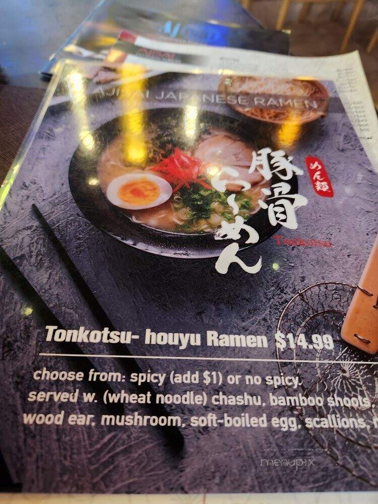 Ajisai Japanese Fusion - Raleigh, NC menu_pic