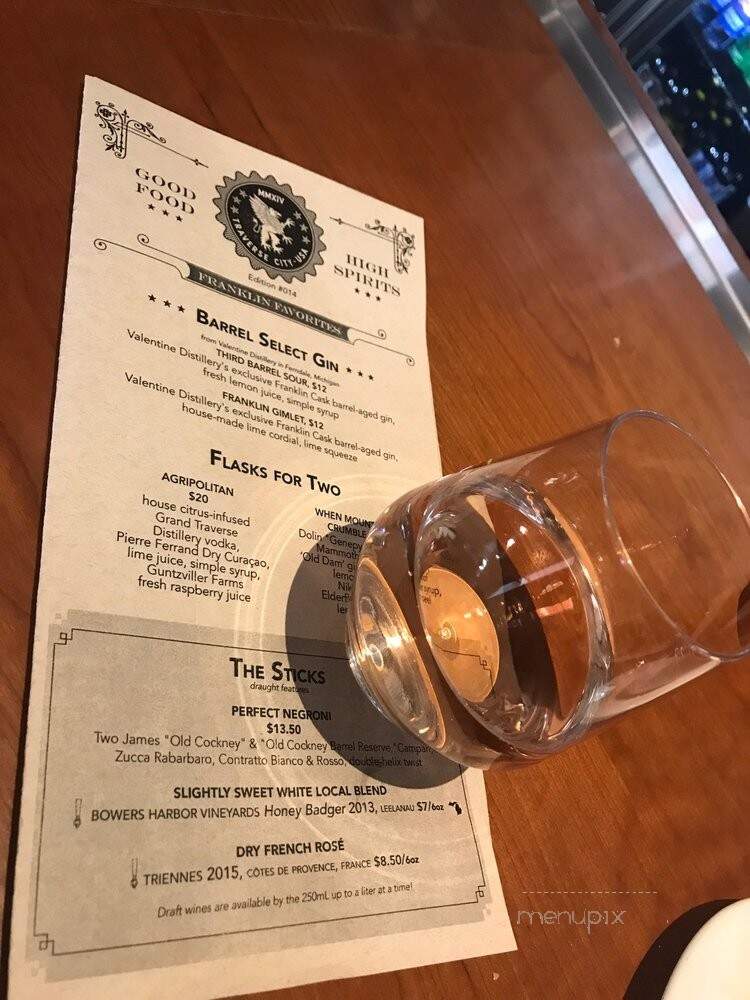 The Franklin - Traverse City, MI menu_pic