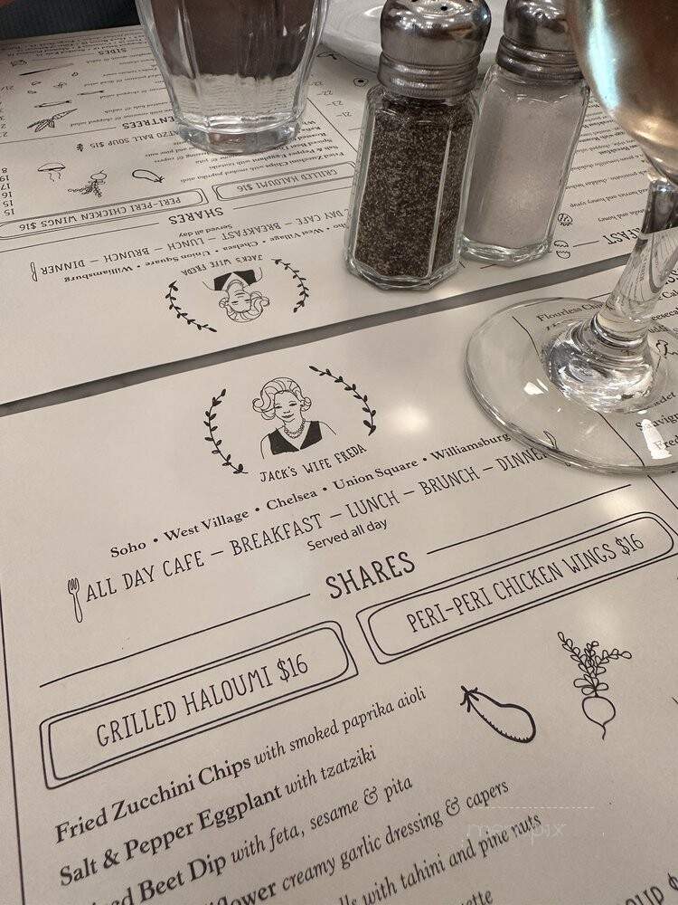 Jack's Wife Freda - New York, NY menu_pic