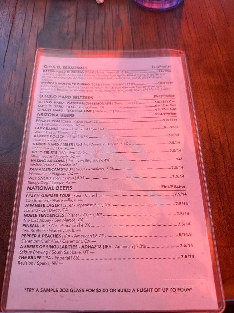 OHSO Eatery + Distillery - Scottsdale, AZ