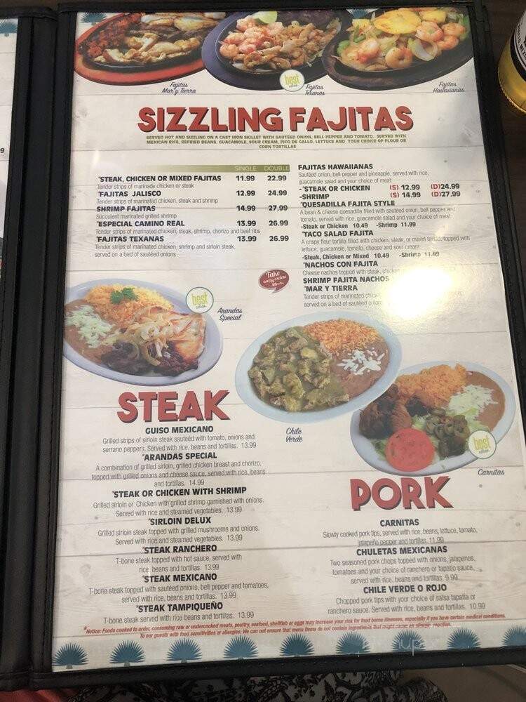 El Sombrero - Nashville, TN menu_pic