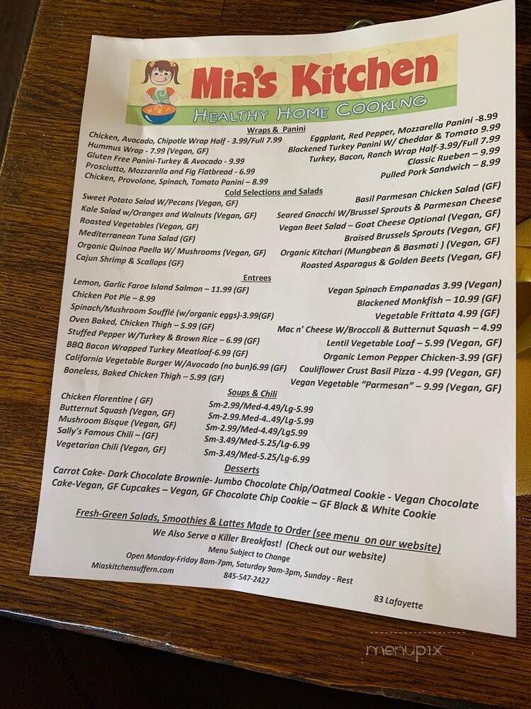 Mia's Kitchen - Suffern, NY