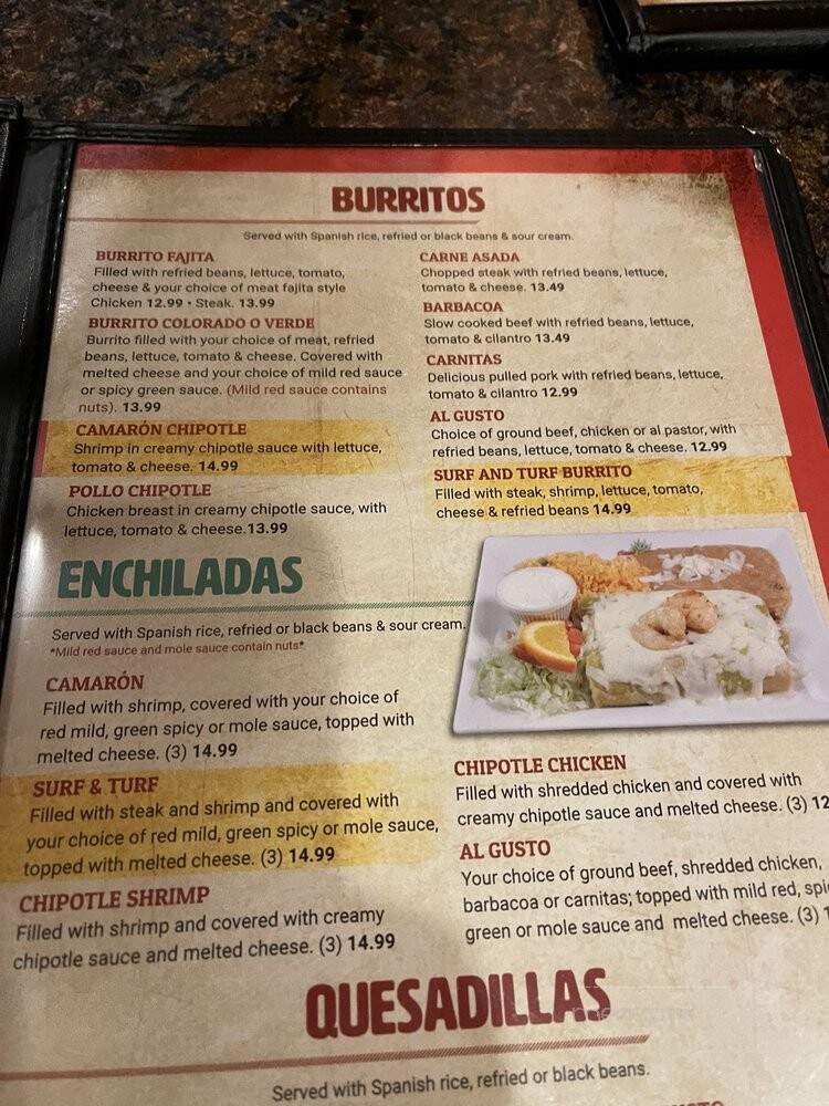 Cass Tequila - West Bend, WI menu_pic